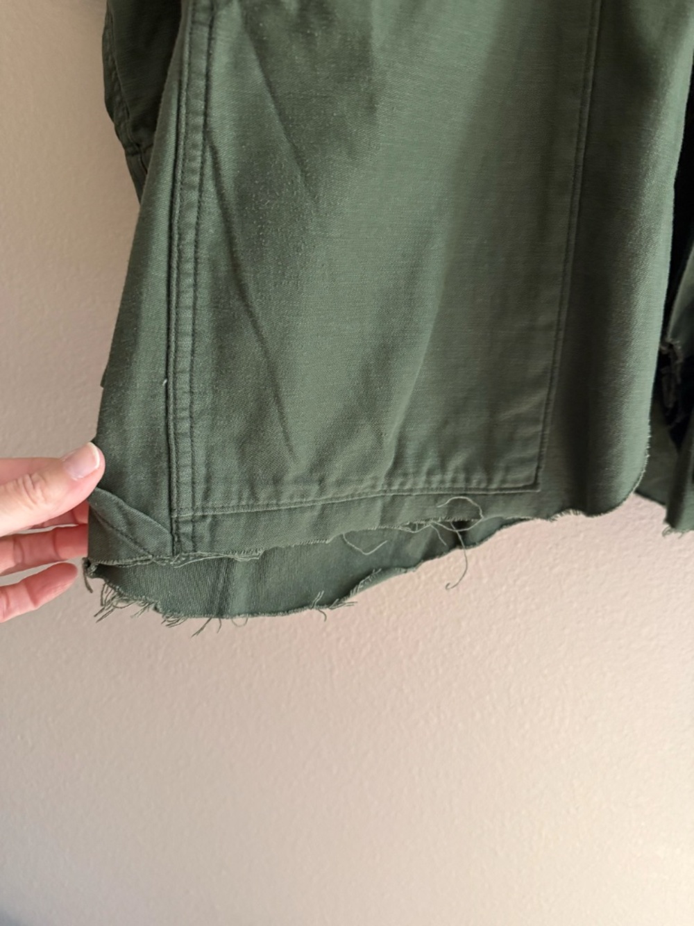 Upcycled Coverall Jacket Patchwork Boho Women’s S - Picture 8 of 9